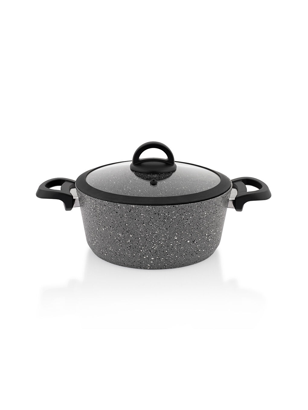 Cucina Yanmaz Yapışmaz Tencere Seti 7 Parça-Gri-9