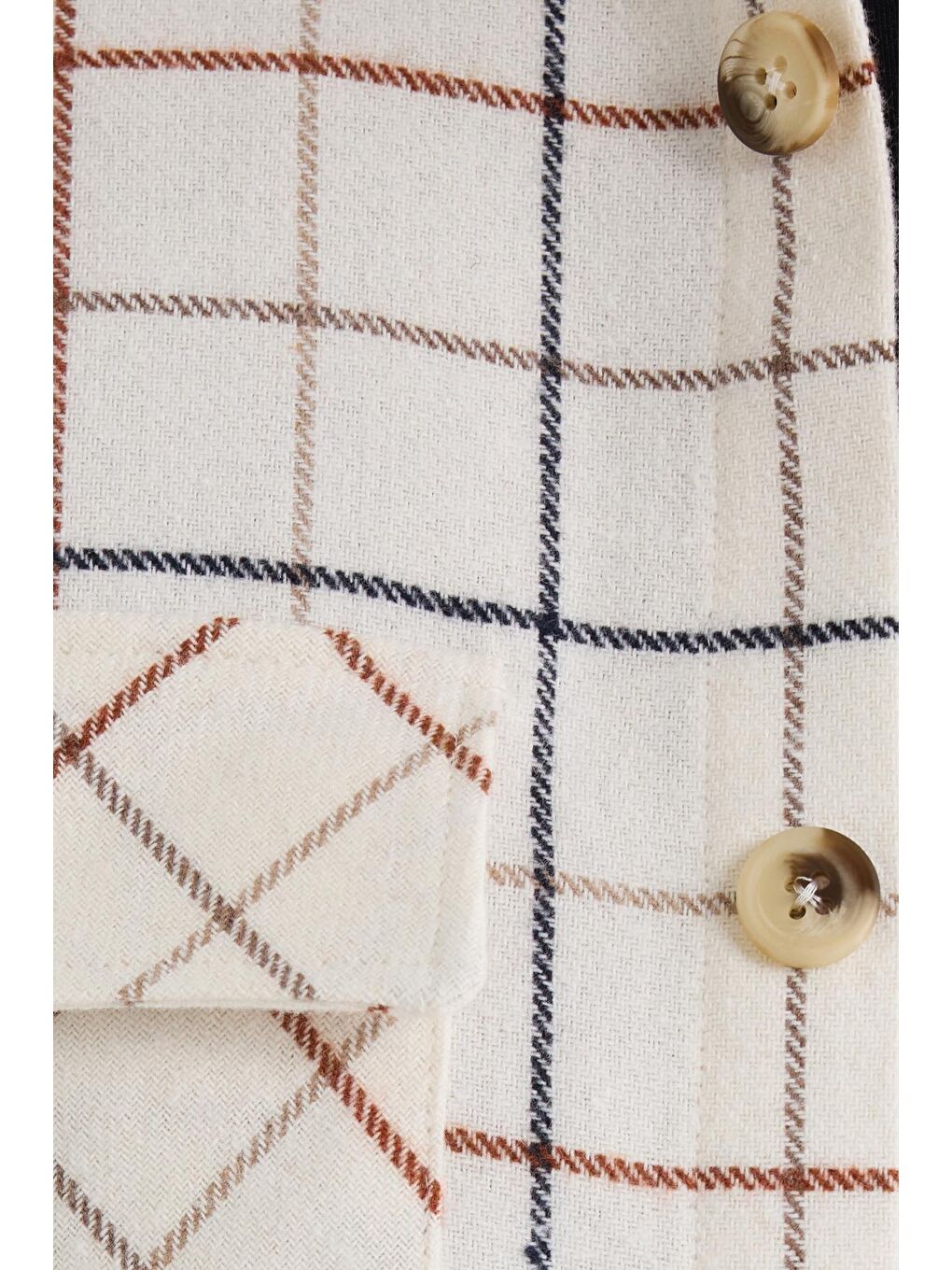 Karışık Erkek Slim Fit Dar Kesim Spor Yaka Çift Cep Kapaklı Kareli Gömlek-5