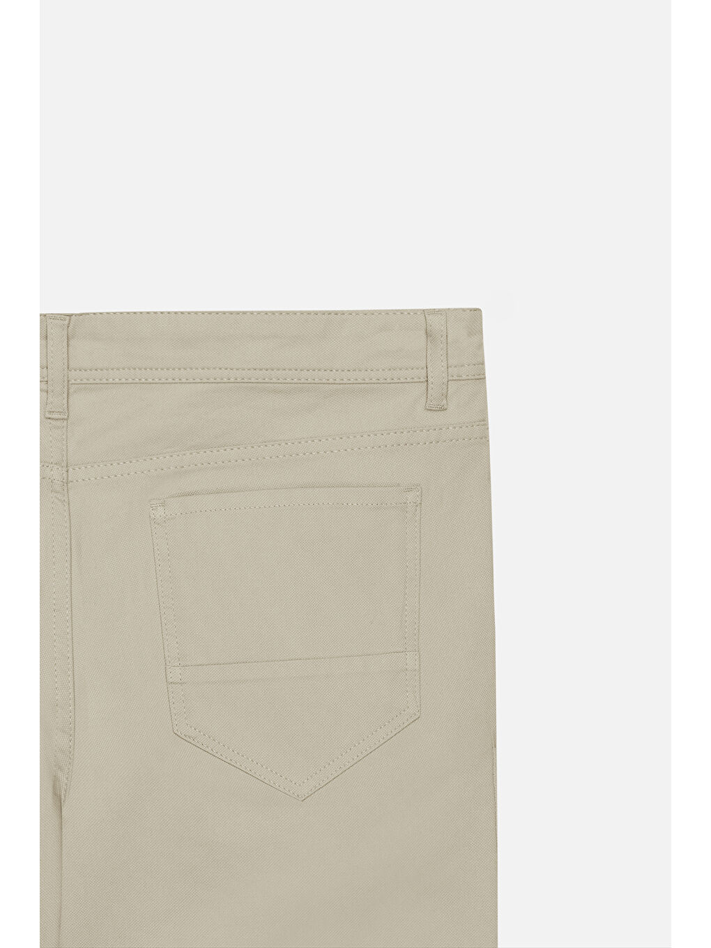 Erkek Bej Slim Fit Dar Kesim Yan Cepli Gofre Desenli Şort-9