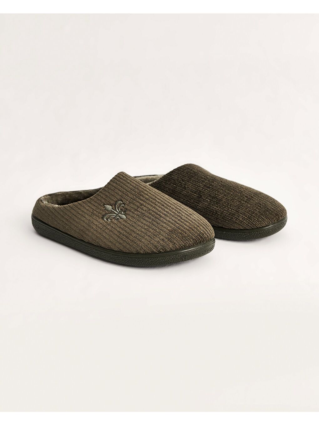 Haki Erkek Fitilli Ev İçi Ayakkabı - James