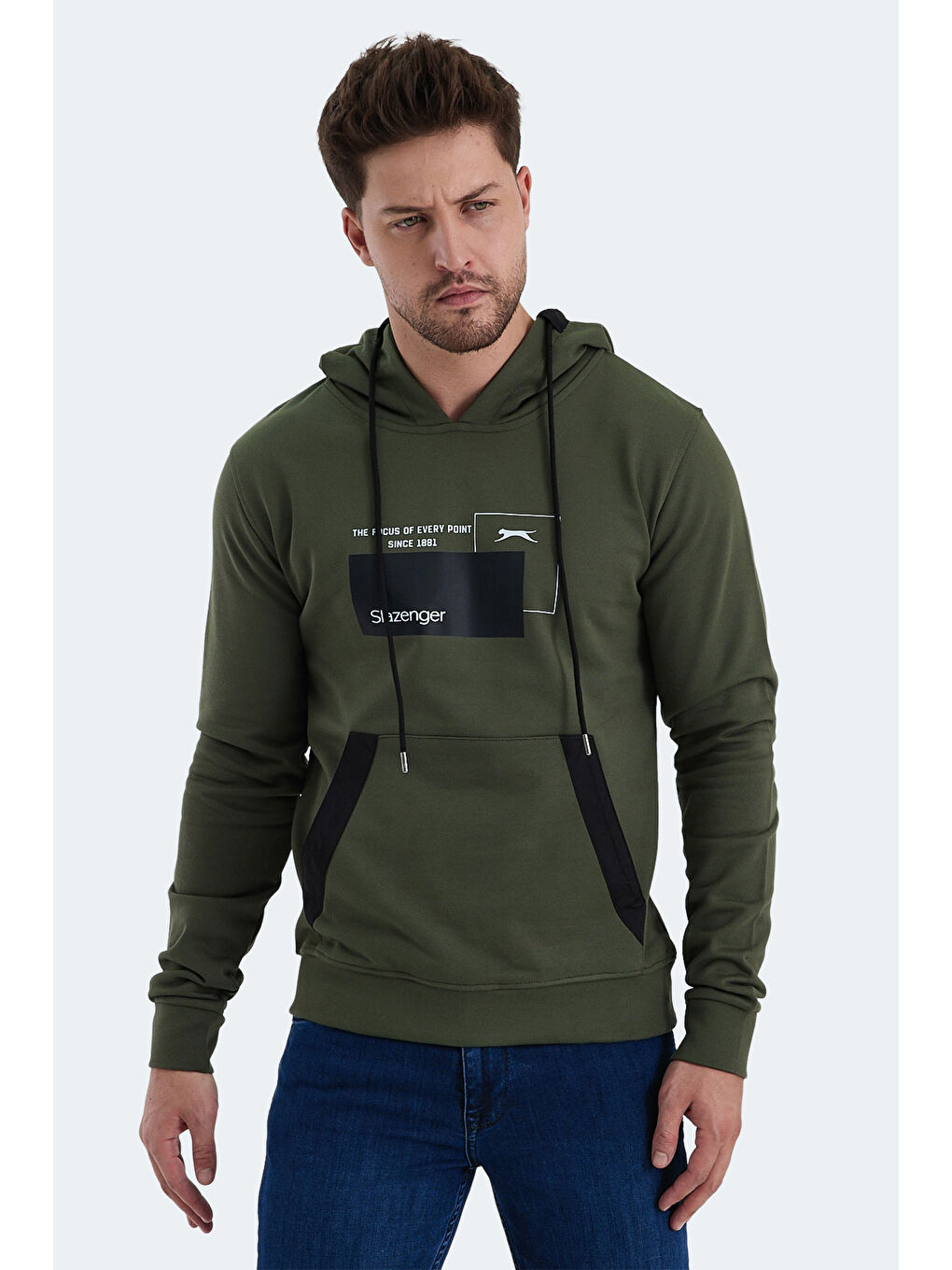 SLAZENGER Haki Erkek Sweatshirt Haki - 2