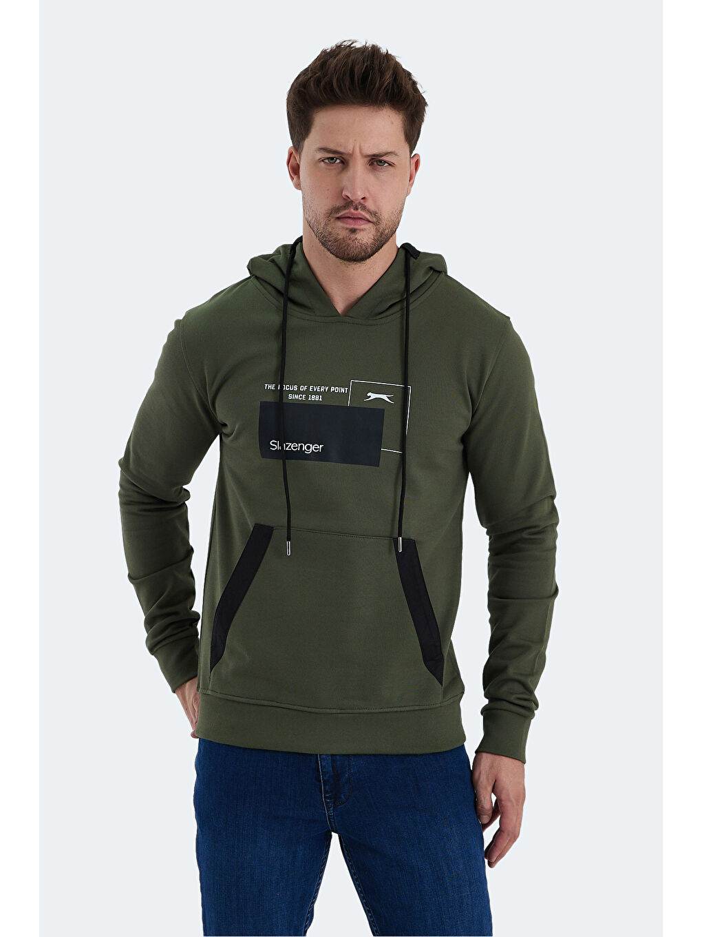 SLAZENGER Haki Erkek Sweatshirt Haki - 4