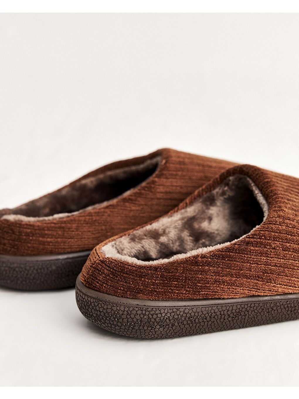 Kahverengi Erkek Fitilli Ev İçi Ayakkabı - James-2