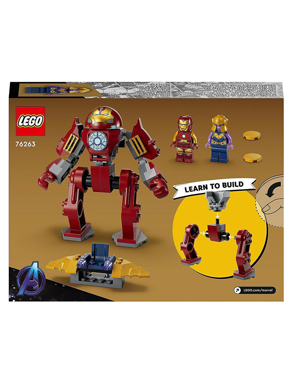 Lego Renksiz Marvel Iron Man Hulkbuster Thanosa Karşı 76263 - 1