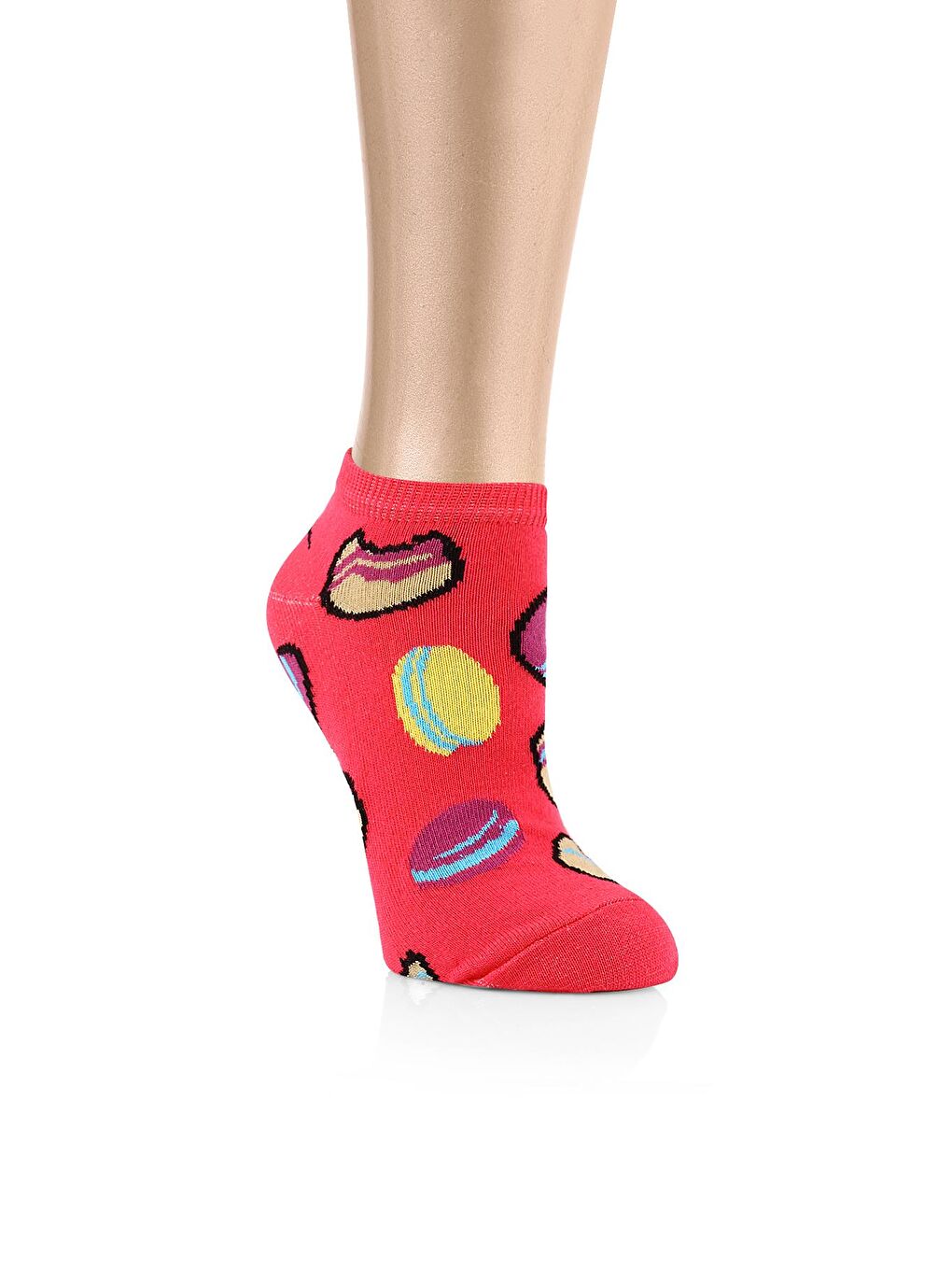 OZZY SOCKS Karışık Asorti 5 Çift Eğlenceli Desenler Kadın Patik Çorap OZZYP002 - 5