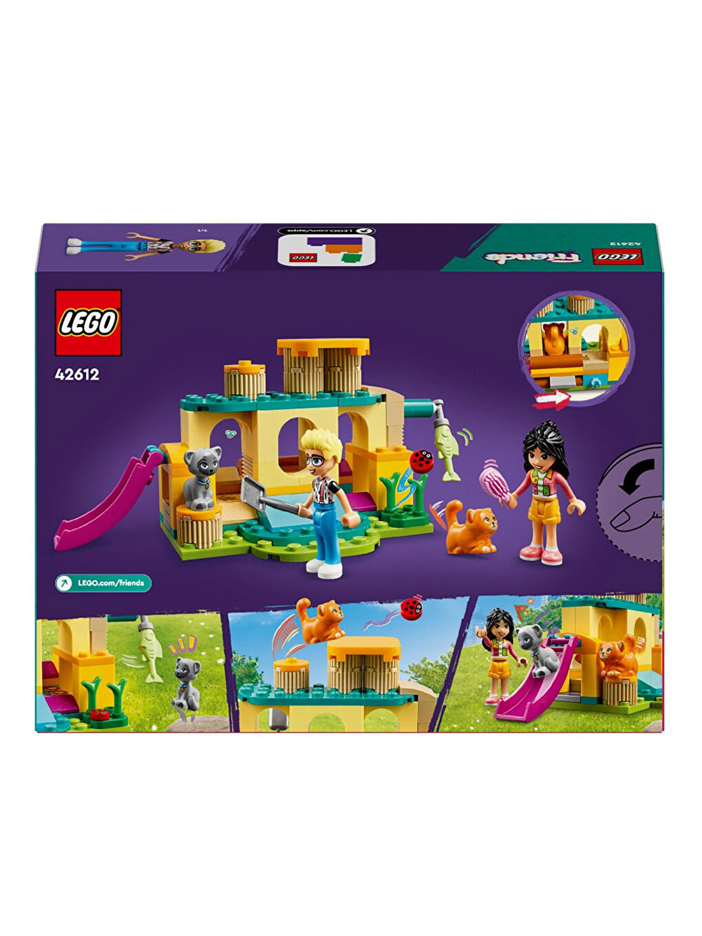 Lego Renksiz Friends Kedi Oyun Parkı Macerası 42612 - 2