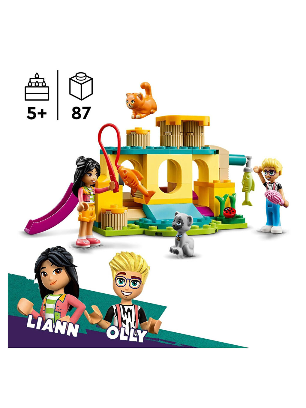 Lego Renksiz Friends Kedi Oyun Parkı Macerası 42612 - 5