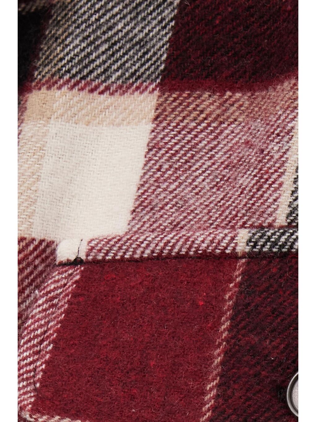 Karışık Relax Fit Rahat Kesim Çift Cep Kapaklı Kışlık Oduncu Kareli Erkek Gömlek-5