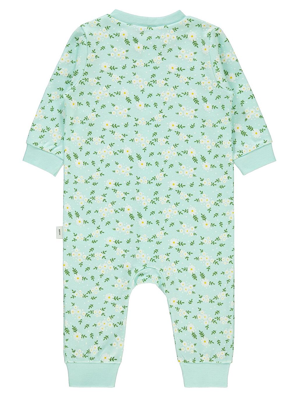 Civil Koyu Mint Yeşili Baby Kız Bebek Patiksiz Tulum 6-18 Ay Mint - 1