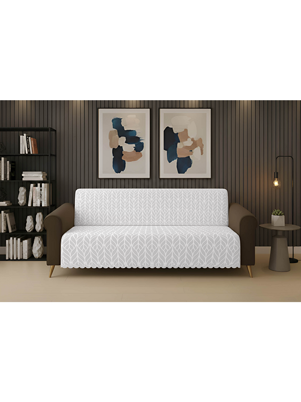 Kaydırmaz Koltuk Örtüsü 175X220 Lüme Gri GRI