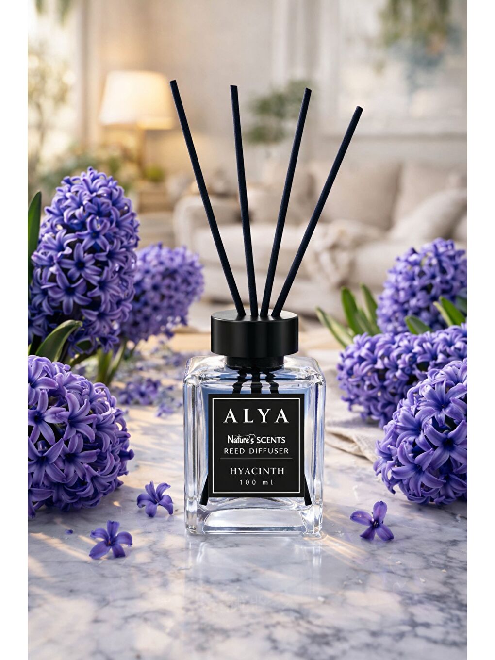 Mavi Nature's Scents Hyacinth (Sümbül) Bambu Çubuklu Oda Kokusu 100 ml-3