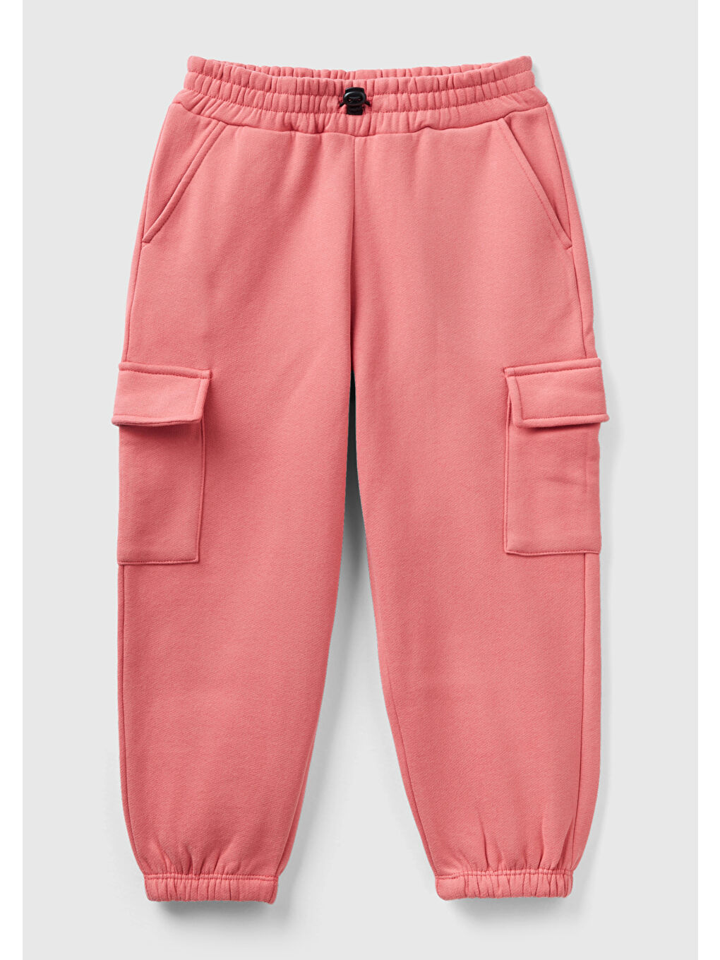 Kız Çocuk Fuşya Kargo Cepli Eşofman Altı