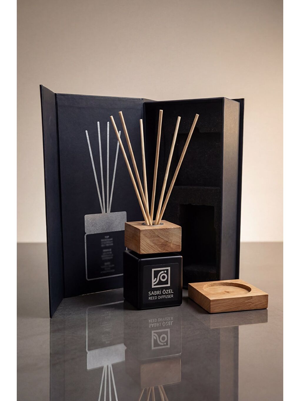 Karışık Ahşap Seri Çubuklu Difüzör Premium Oda Kokusu - Signature Reed Diffuser-2