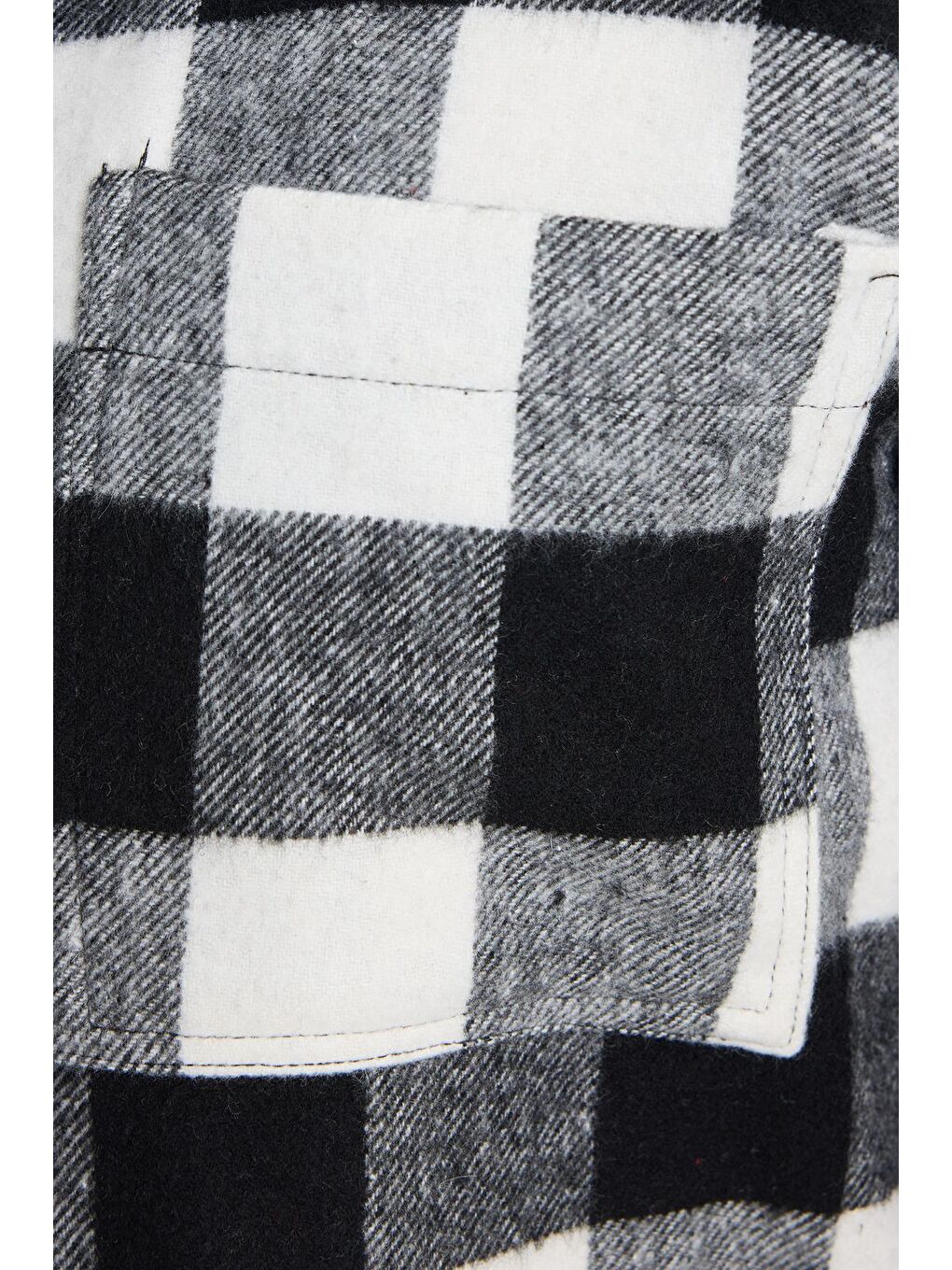 Karışık Erkek Relax Fit Rahat Kesim Uzun Kollu Cepli Dama Desen Kareli Apaş Yaka Kışlık Oduncu Gömlek-6