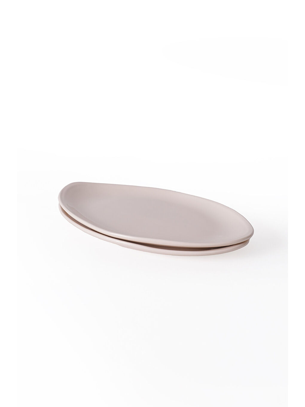 Ekru Krem Bloom Kayık Tabak 31 Cm 2 Adet-4