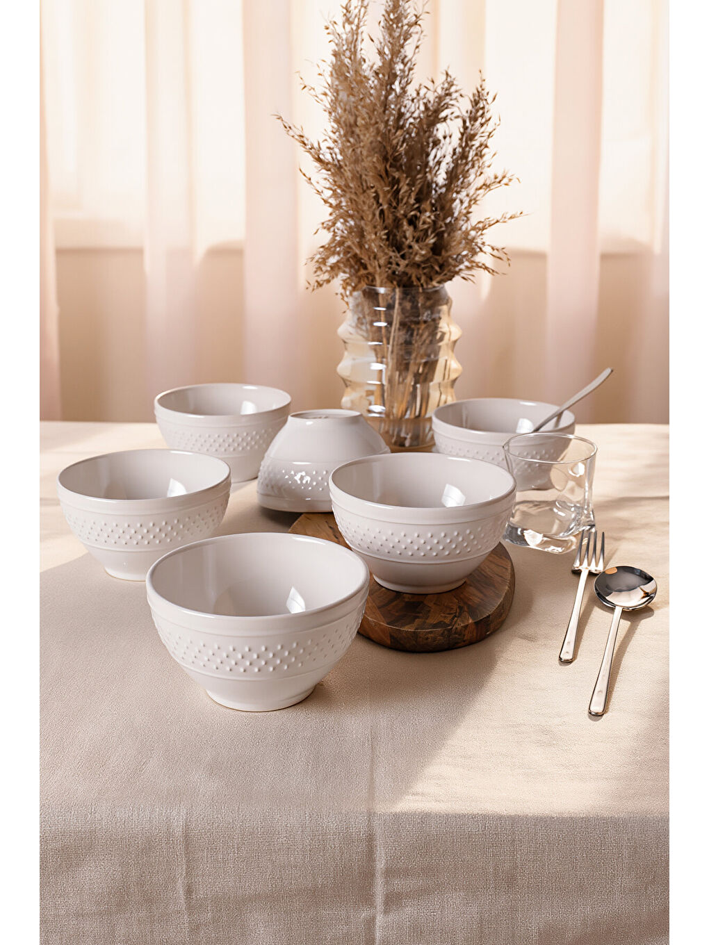 Beyaz Rice Kase 14 Cm 6 Adet-2