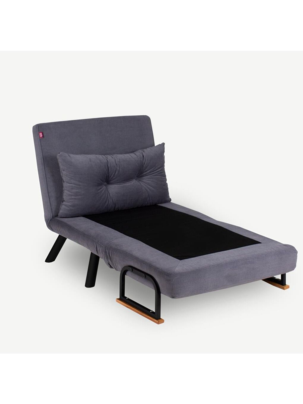 Sando Tekli Katlanır Yataklı Koltuk - Gri-2