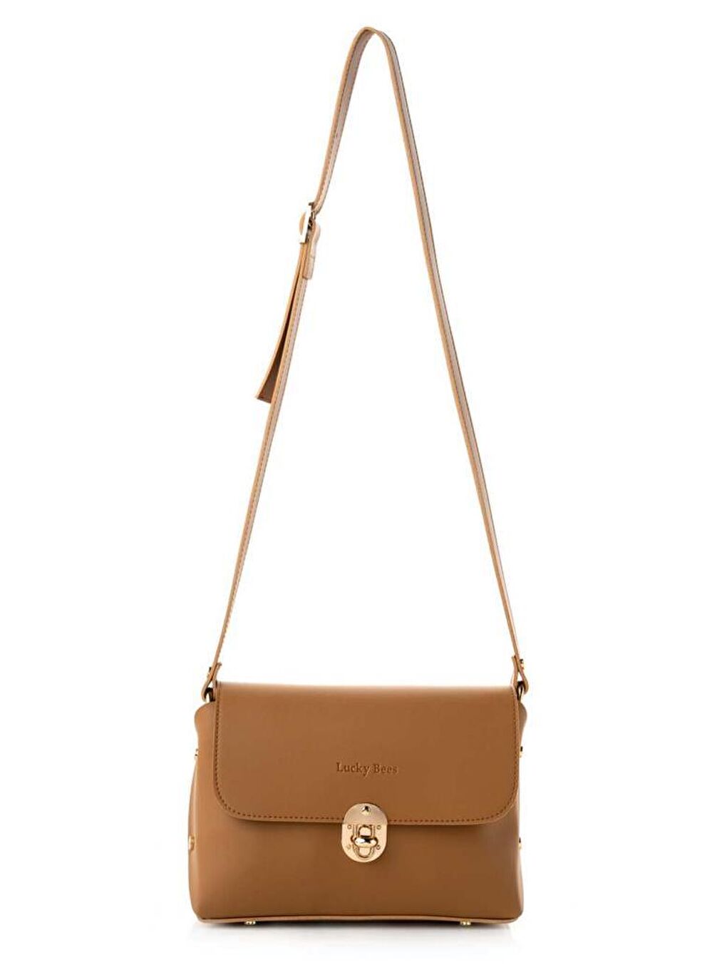 Sarı Kadın Çapraz Askılı El ve Omuz Çantası-1