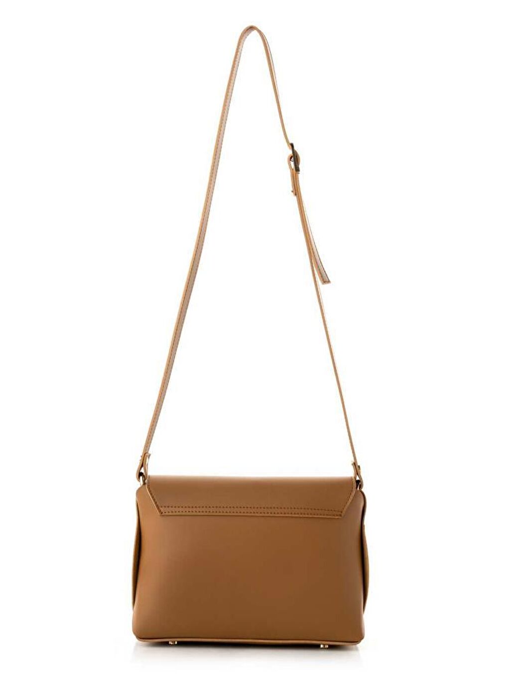 Sarı Kadın Çapraz Askılı El ve Omuz Çantası-3