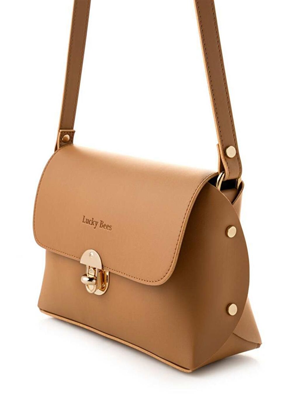 Sarı Kadın Çapraz Askılı El ve Omuz Çantası-4