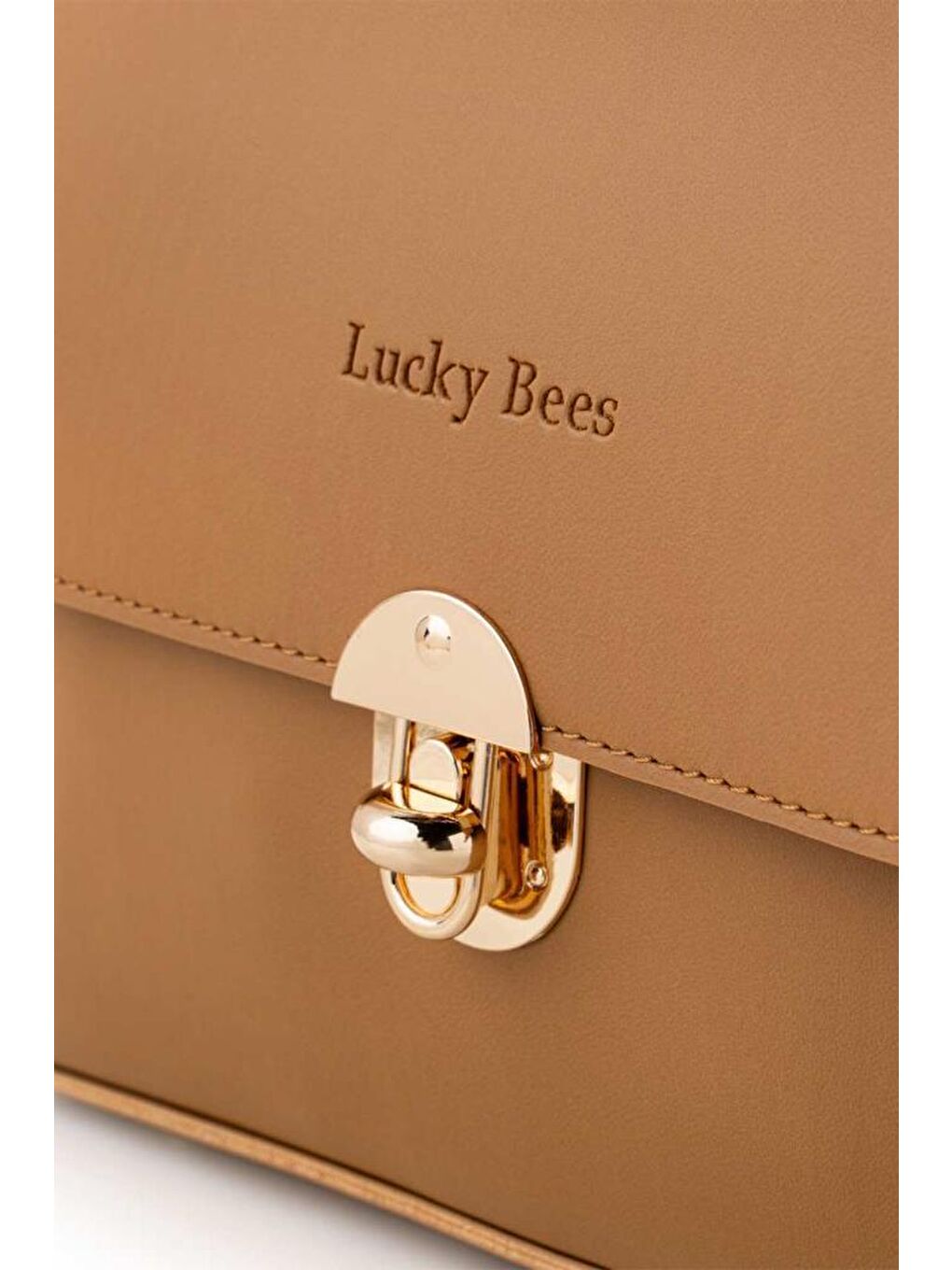 Sarı Kadın Çapraz Askılı El ve Omuz Çantası-5