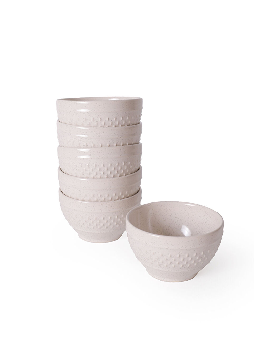 Ekru Reaktif Krem Rice Kase 11 Cm 6 Adet-5