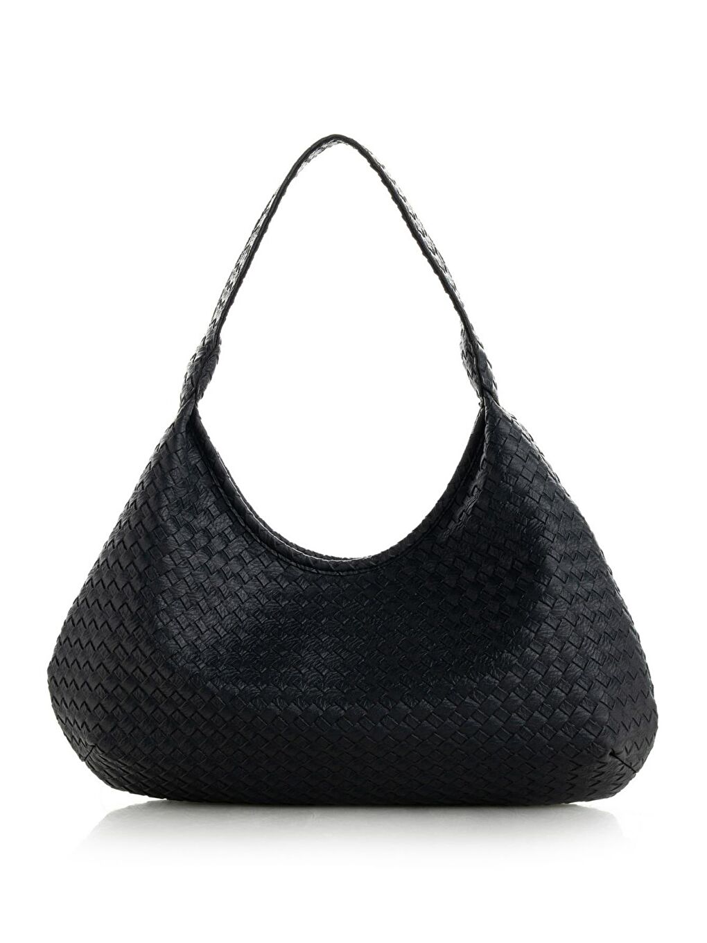 Siyah Desenli Kadın El ve Omuz Çantası-1