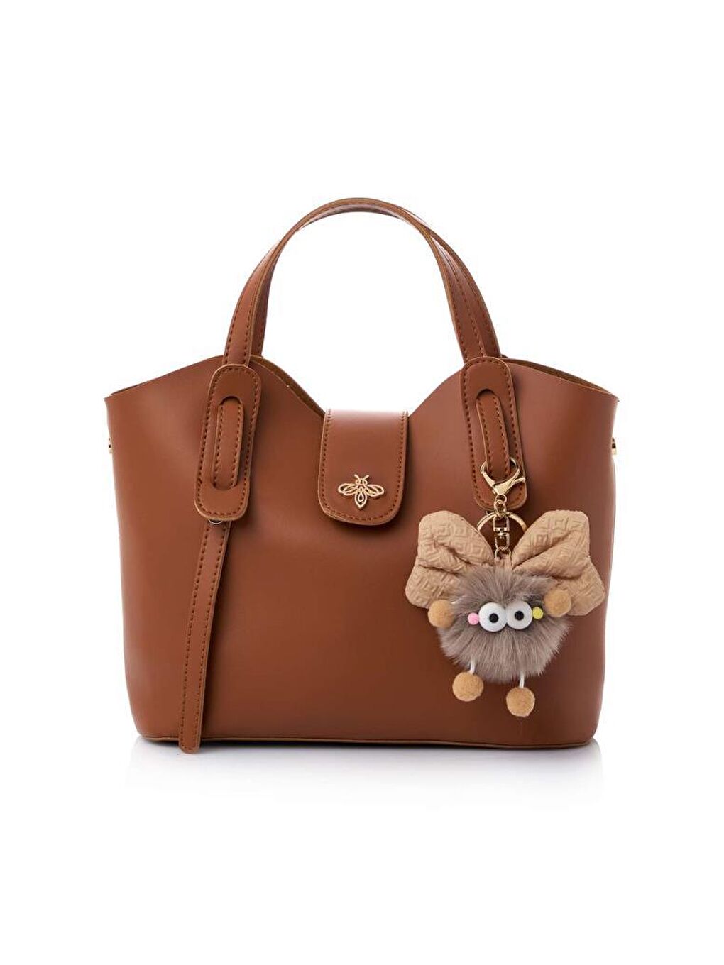 Kahverengi Celeste Kadın El ve Omuz Çantası-2