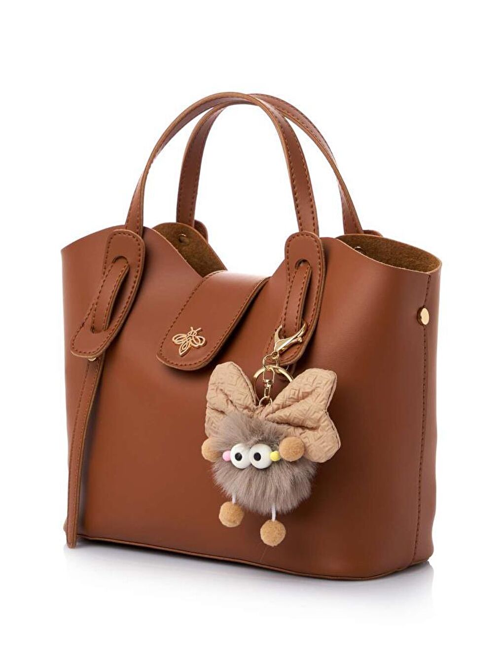 Kahverengi Celeste Kadın El ve Omuz Çantası-3