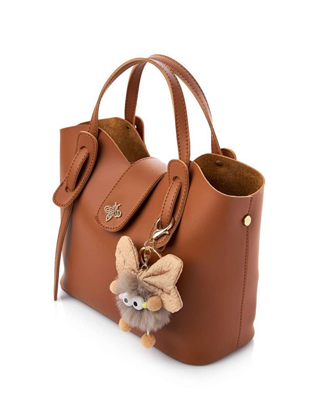 Kahverengi Celeste Kadın El ve Omuz Çantası-5