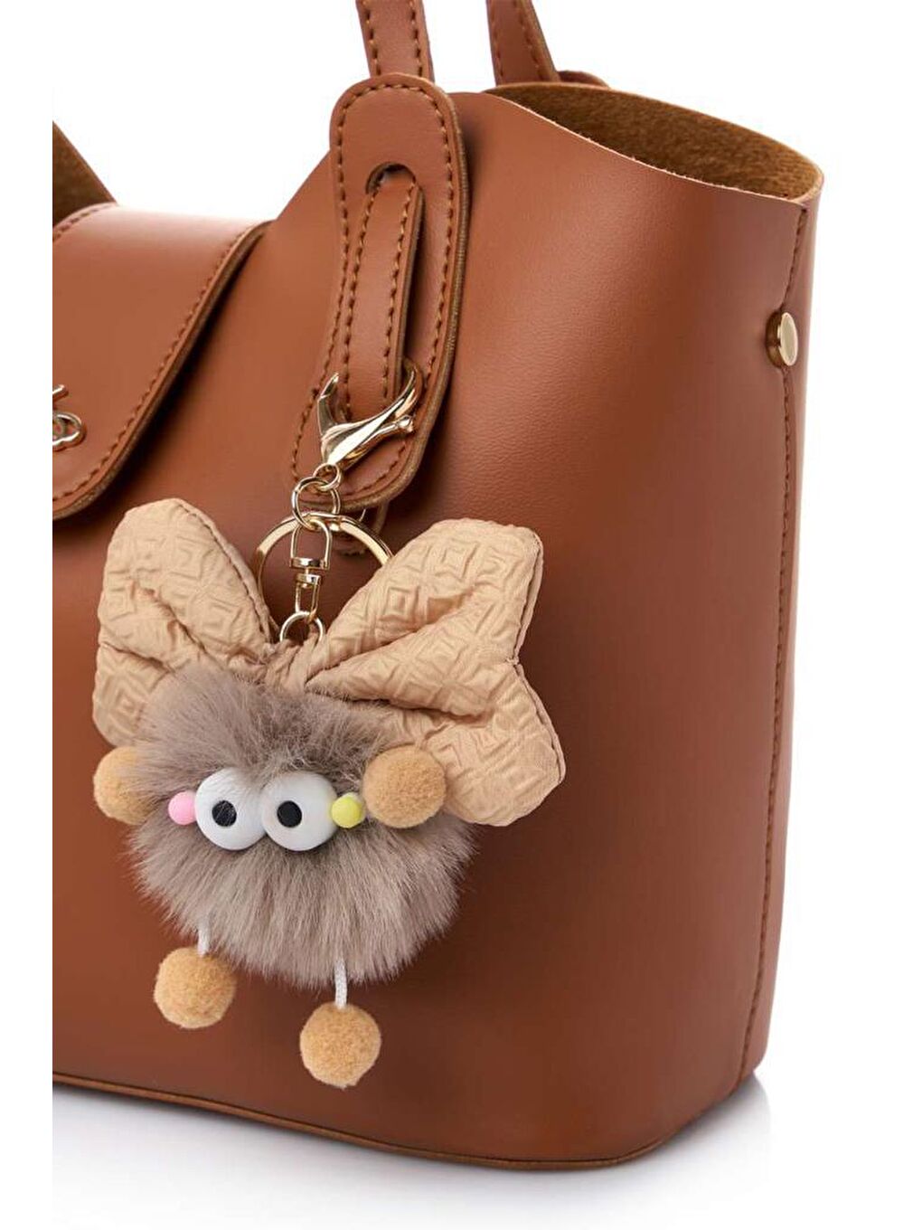 Kahverengi Celeste Kadın El ve Omuz Çantası-7