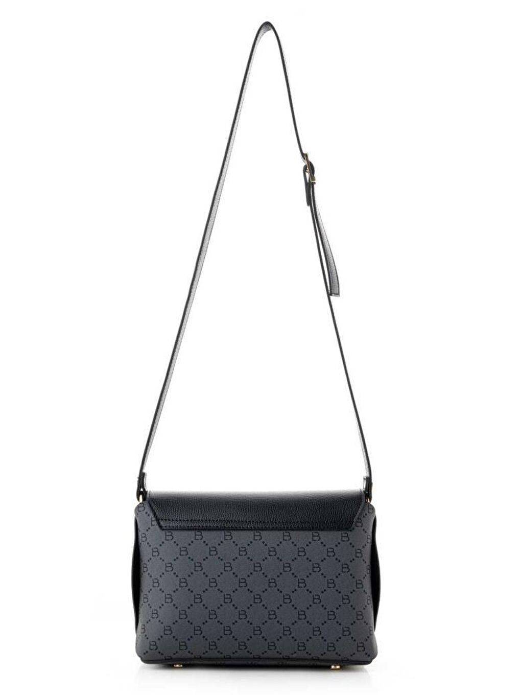 Siyah Kadın Çapraz Askılı El ve Omuz Çantası-3