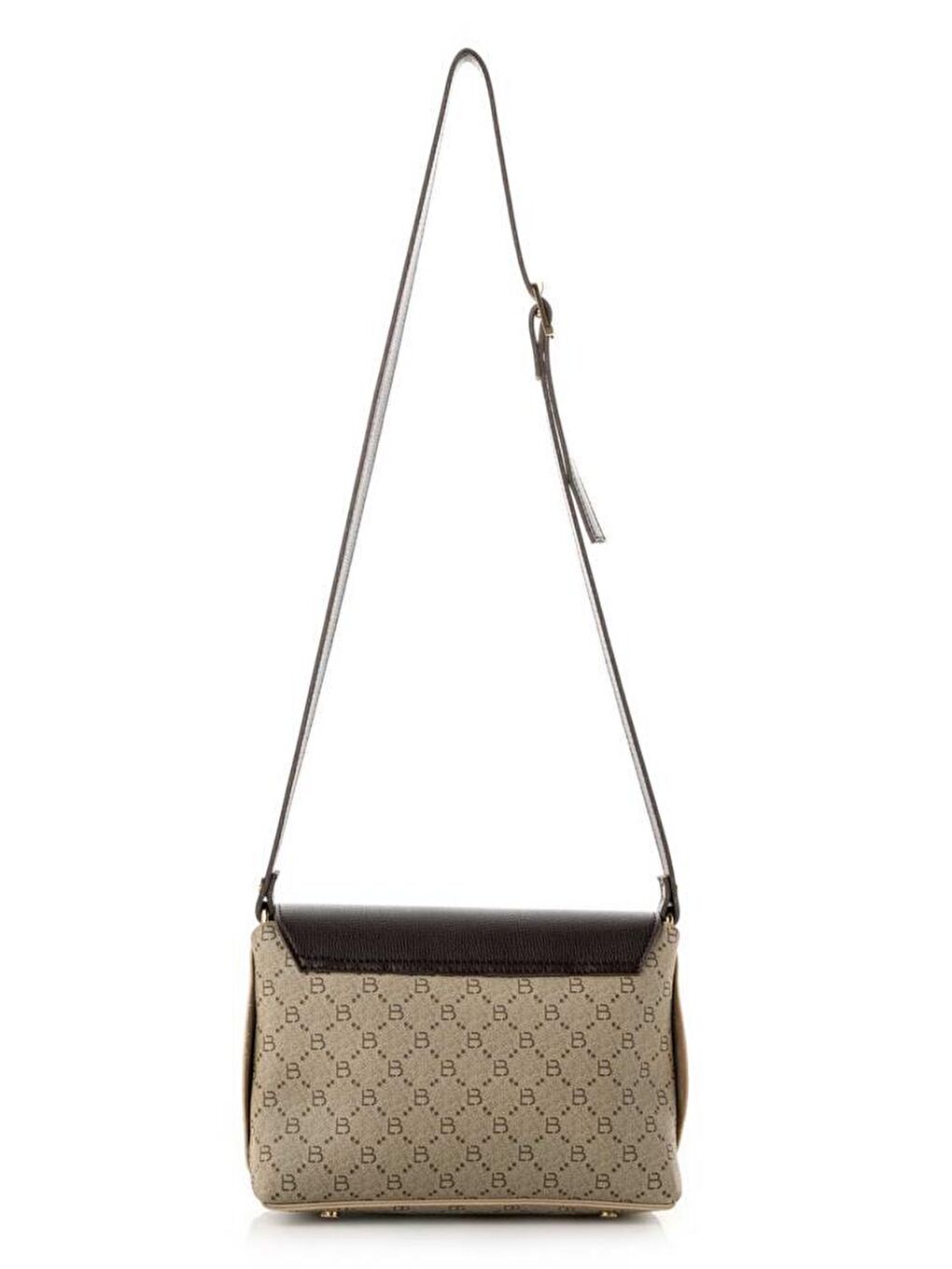 Ekru Kadın Çapraz Askılı El ve Omuz Çantası-5