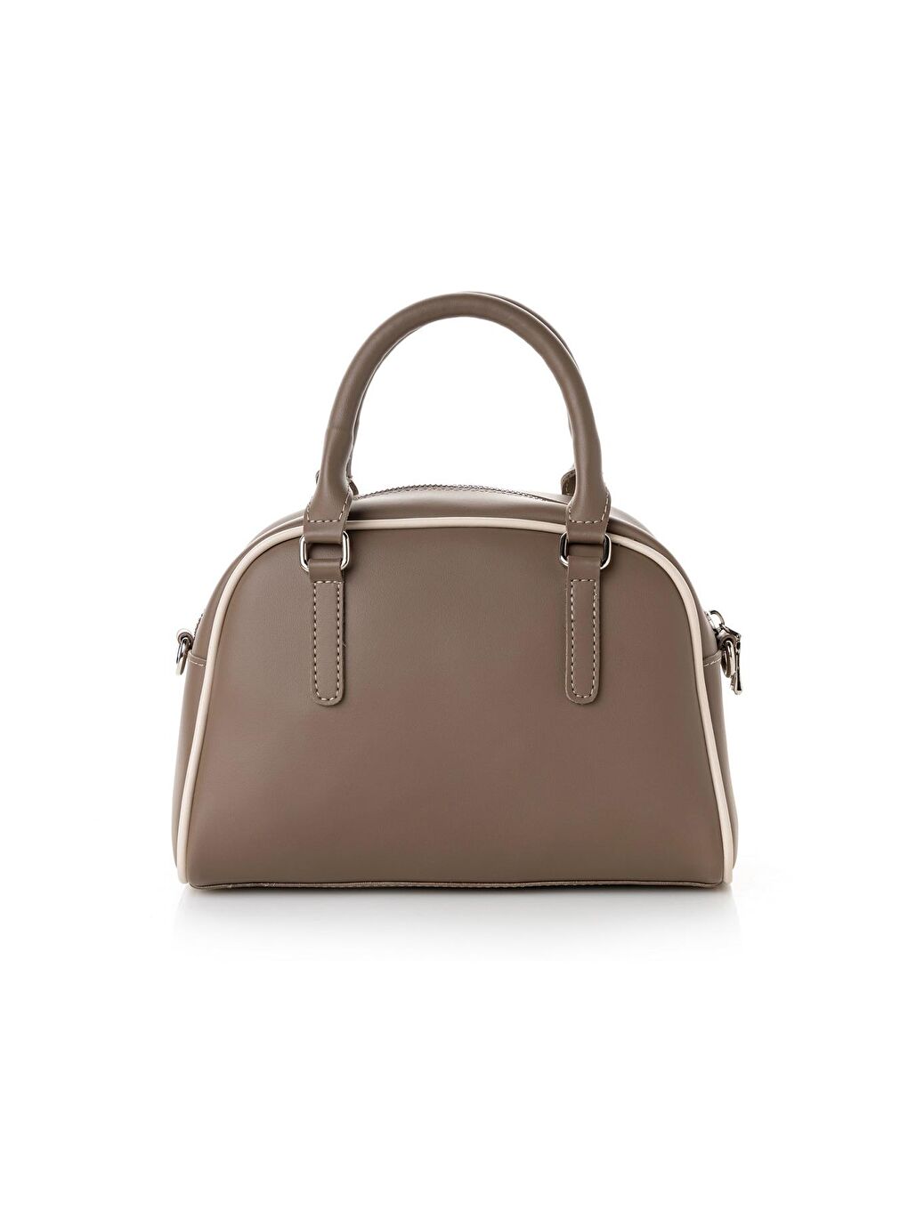 Bej Kadın Çapraz Askılı El ve Omuz Çantası-3