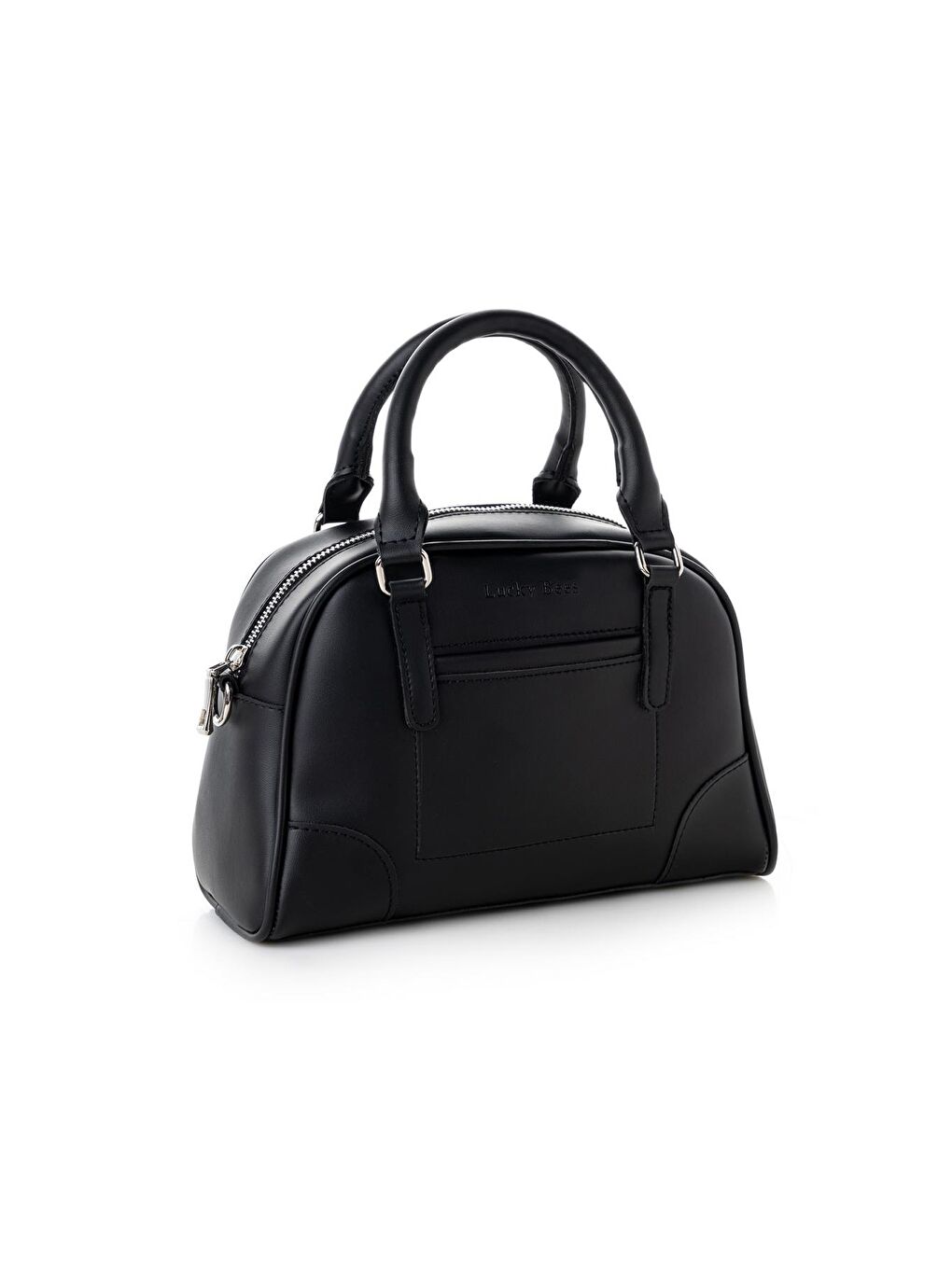 Siyah Kadın Çapraz Askılı El ve Omuz Çantası-2