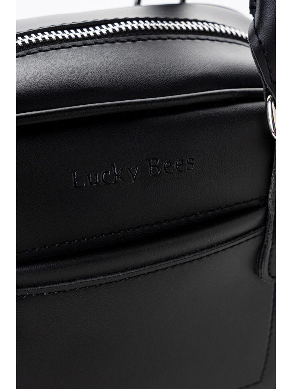 Siyah Kadın Çapraz Askılı El ve Omuz Çantası-4