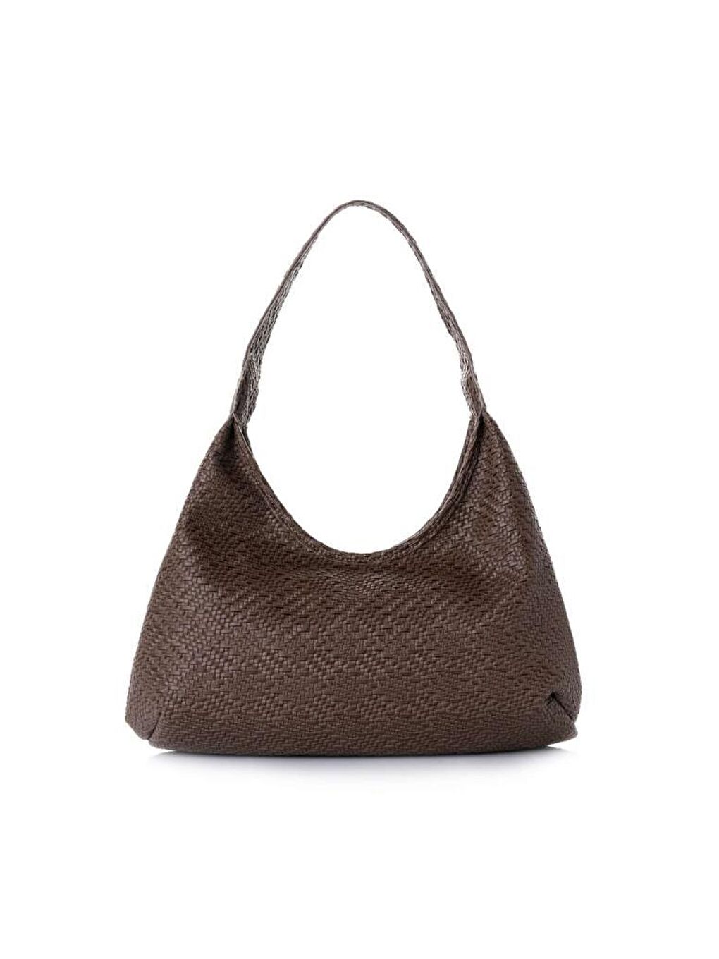 Kahverengi Desenli Kadın El ve Omuz Çantası-2