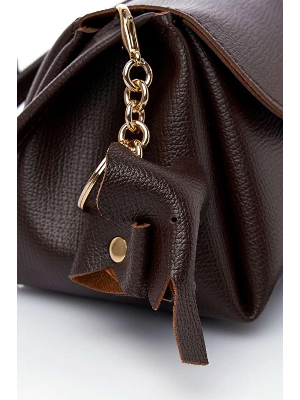 Kahverengi Ava Kadın El ve Omuz Çantası-6