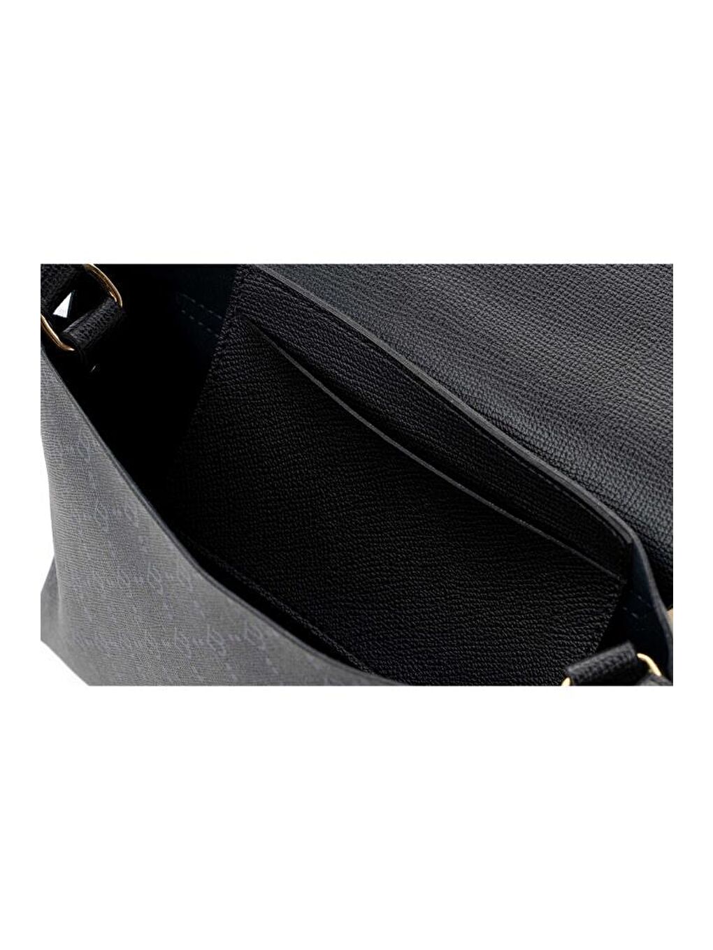 Siyah Kadın Çapraz Askılı El ve Omuz Çantası-6