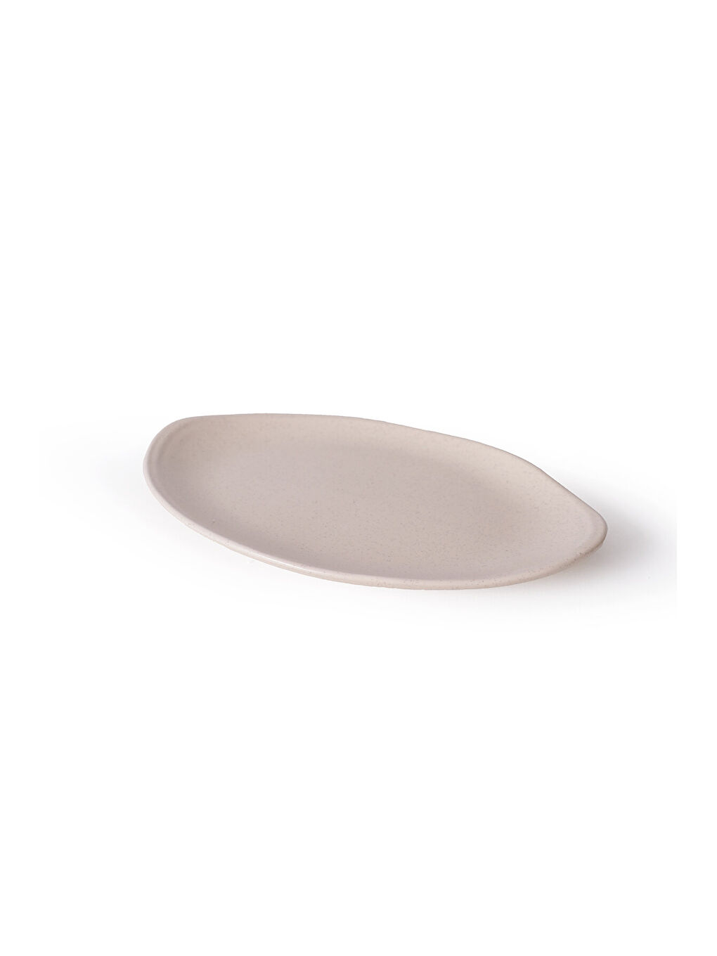 Ekru Mat Krem Bloom Kayık Tabak 31 Cm 2 Adet-5