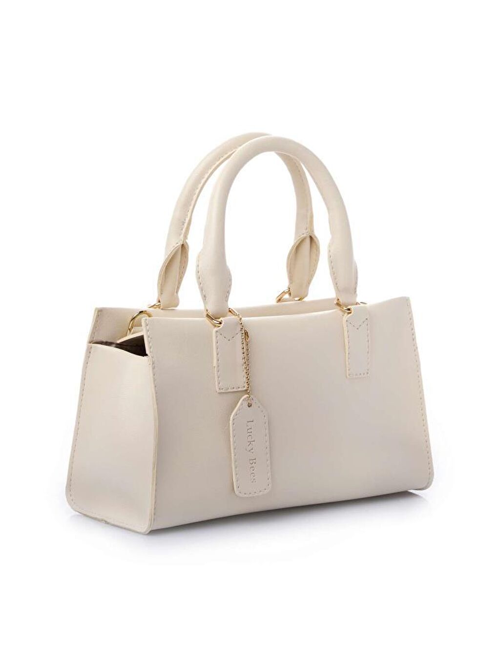 Ekru Vivien Kadın El ve Omuz Çantası-1