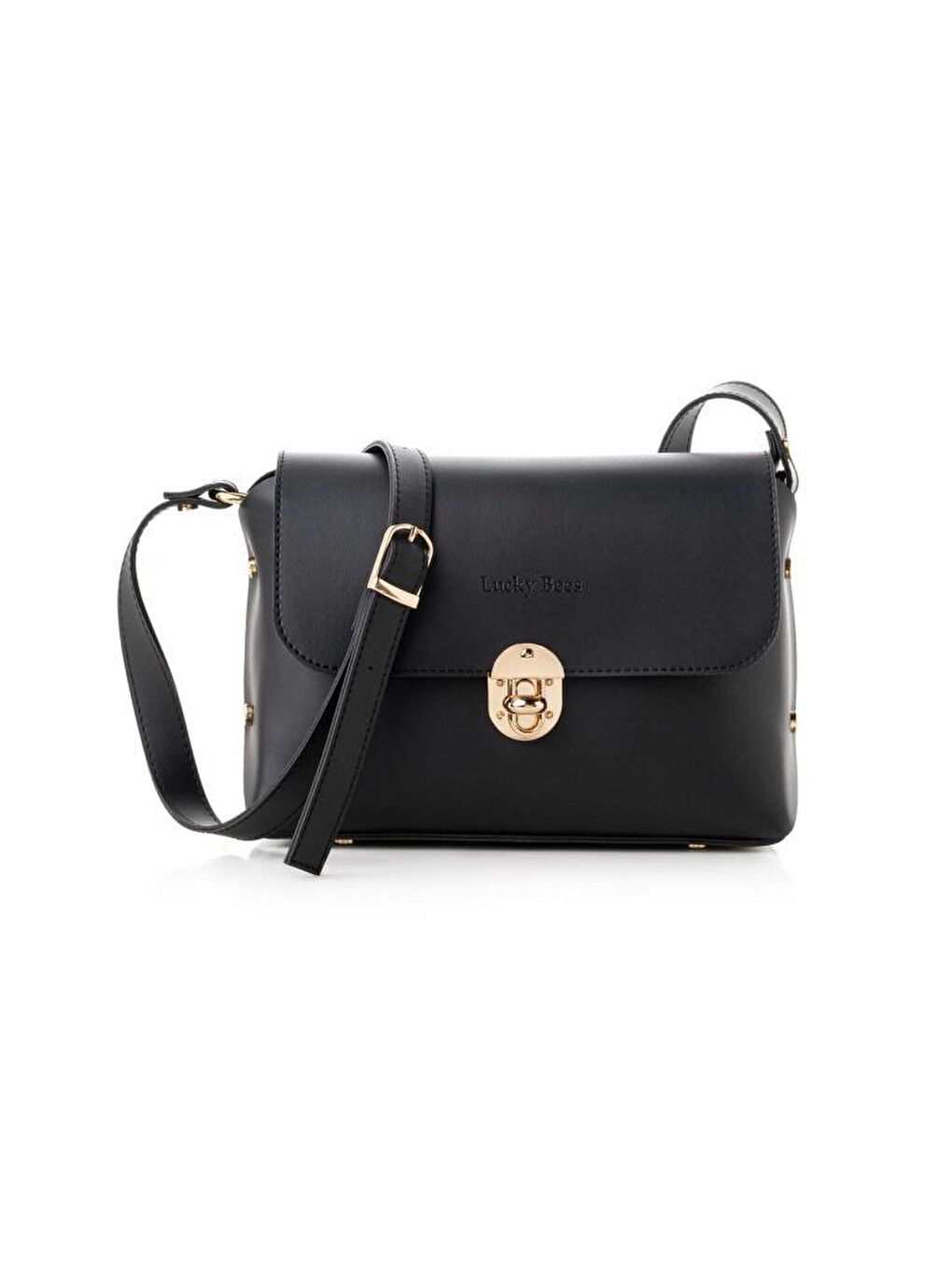 Siyah Kadın Çapraz Askılı El ve Omuz Çantası