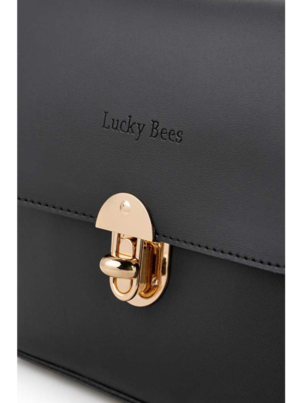 Siyah Kadın Çapraz Askılı El ve Omuz Çantası-5