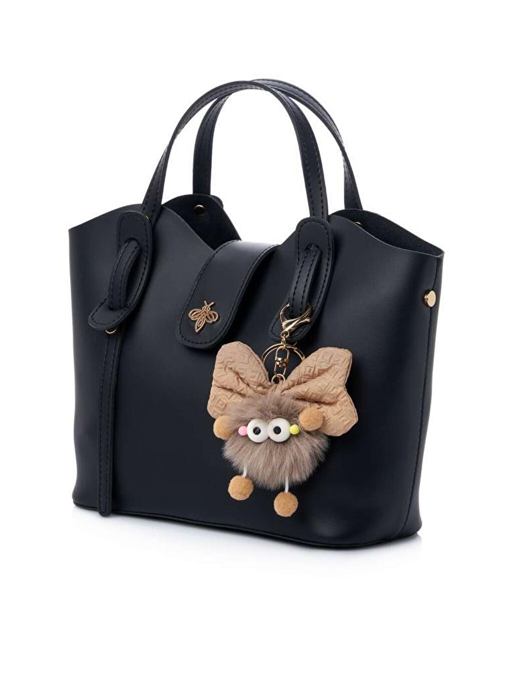 Siyah Celeste Kadın El ve Omuz Çantası-1