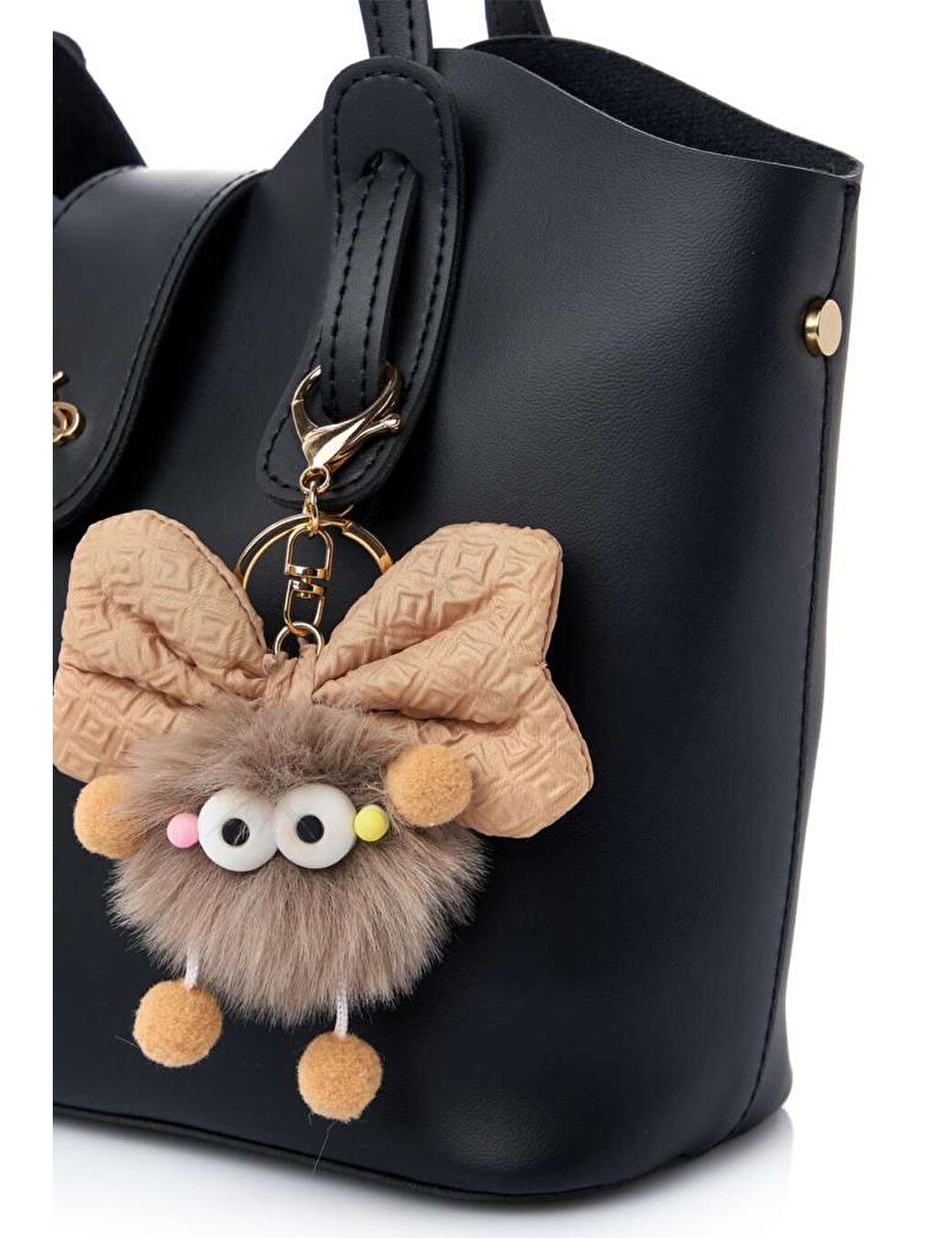 Siyah Celeste Kadın El ve Omuz Çantası-5