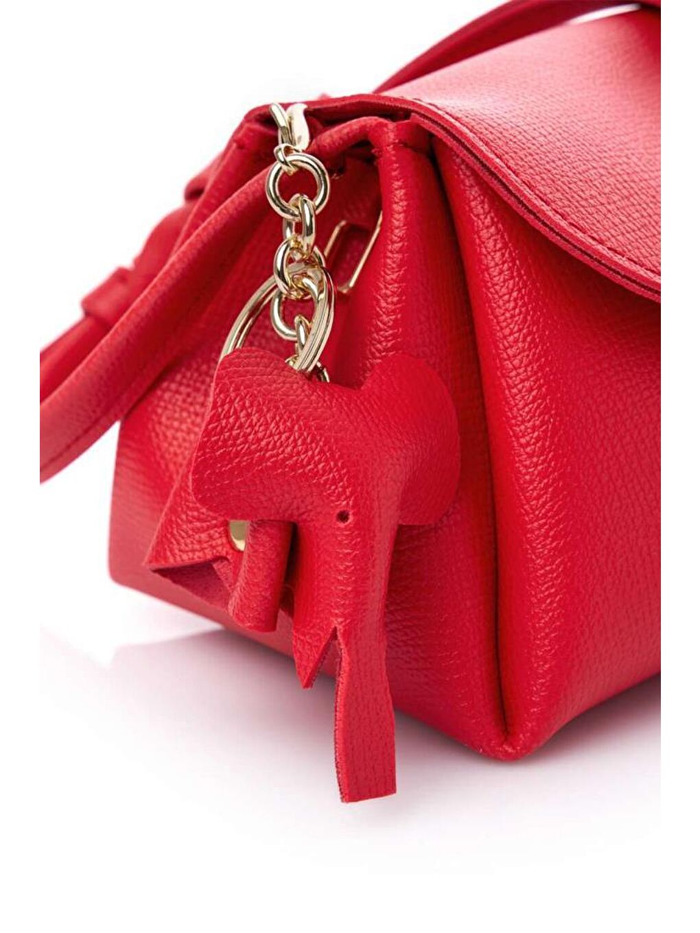 Kırmızı Ava Kadın El ve Omuz Çantası-6
