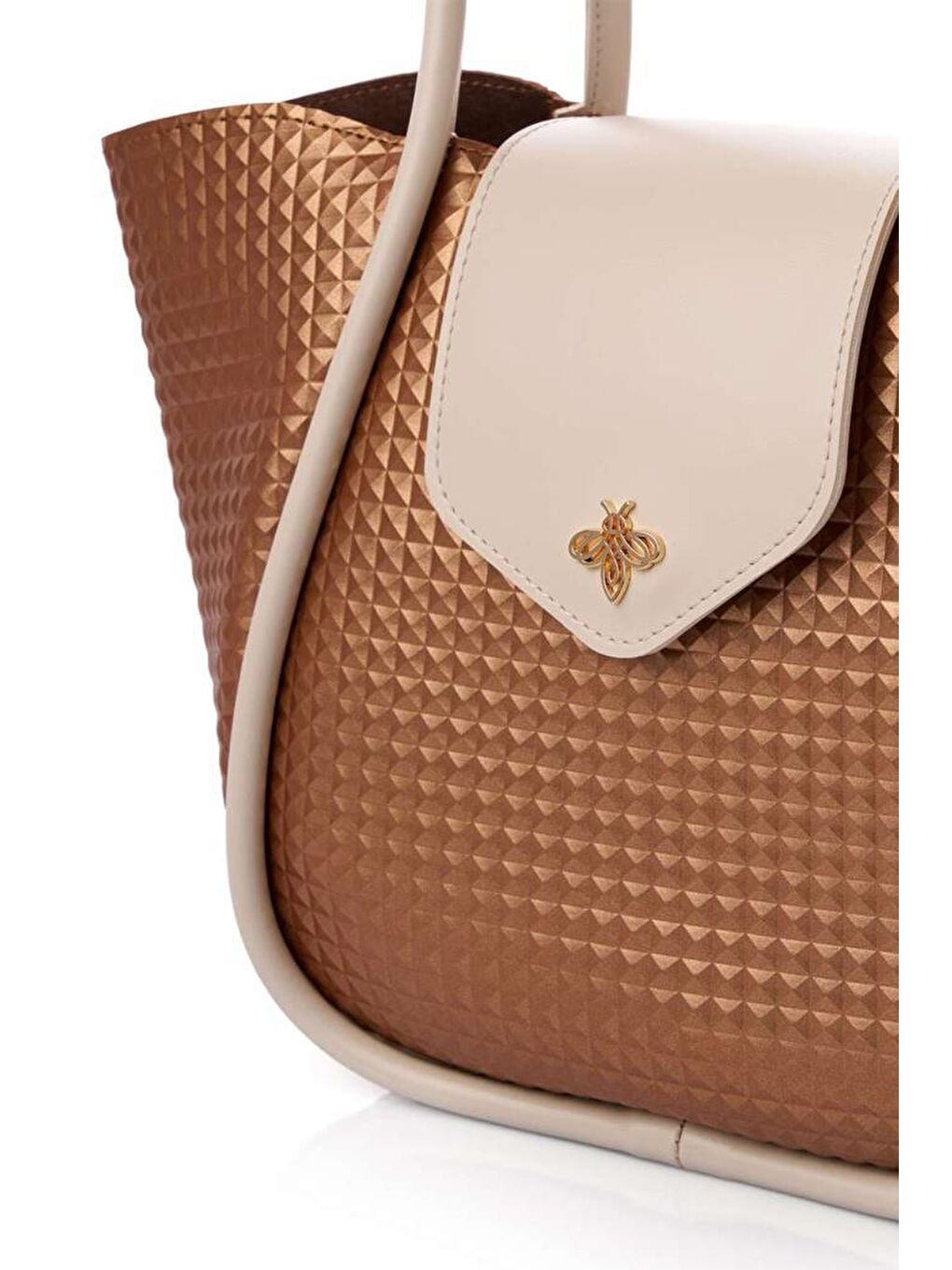 Turuncu Greta Kadın El ve Omuz Çantası-3