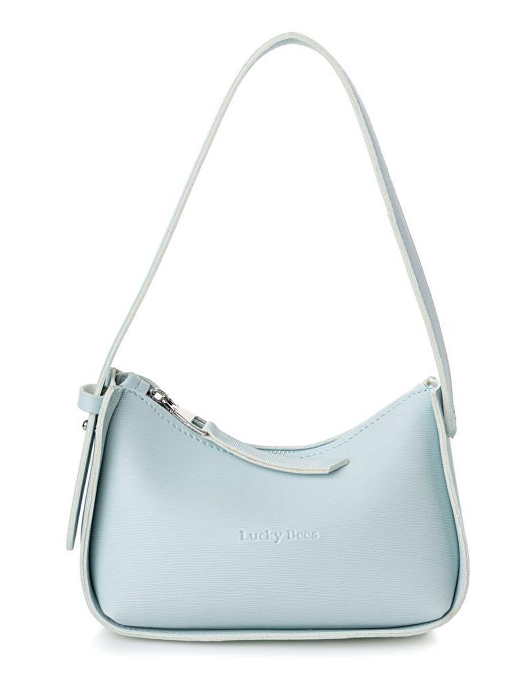 Mavi Mini Baget Kadın El ve Omuz Çantası-1