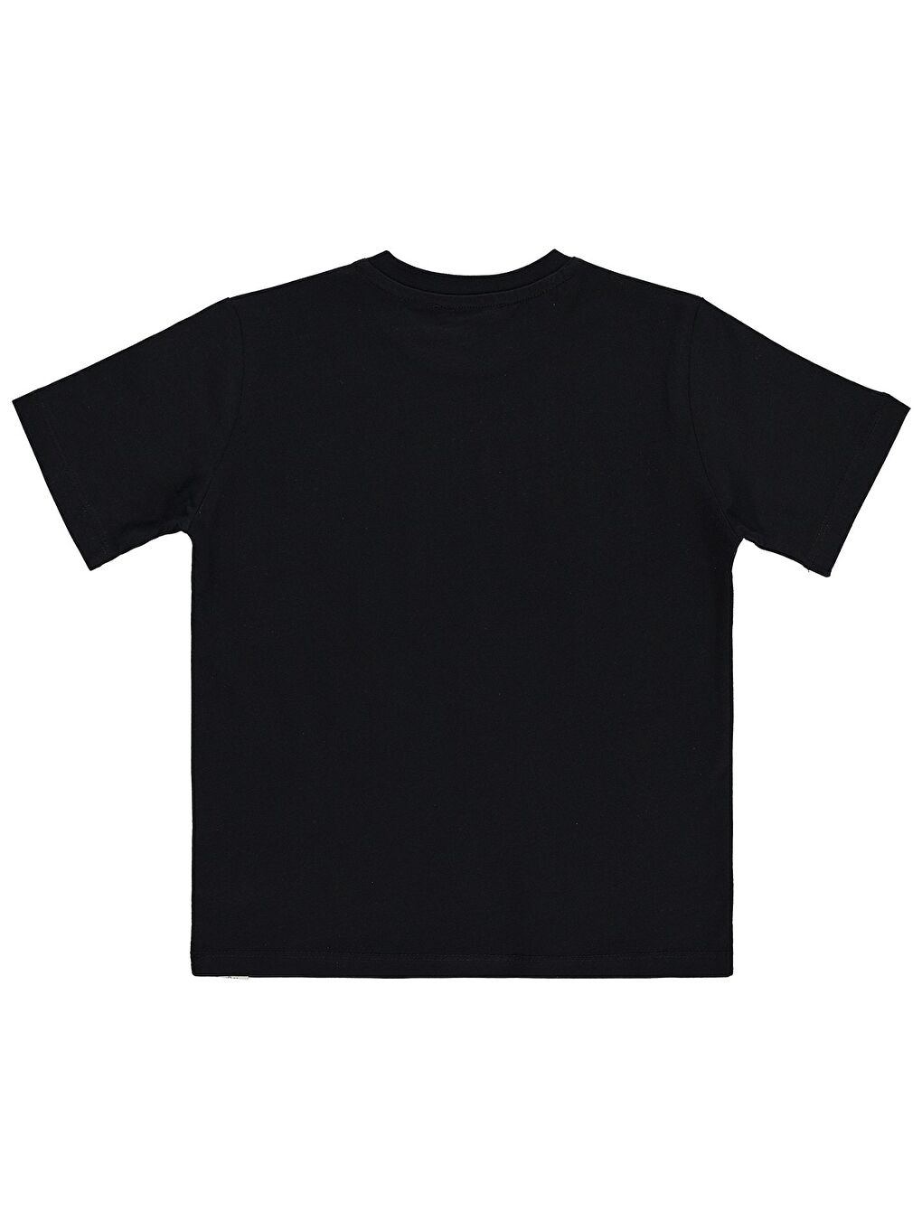 Boys Basic Surf Etiketli 6-9 Yaş Tişört - Siyah-1