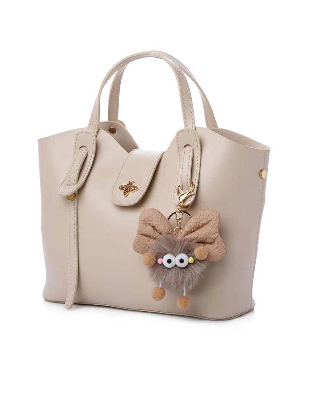 Ekru Celeste Kadın El ve Omuz Çantası-1